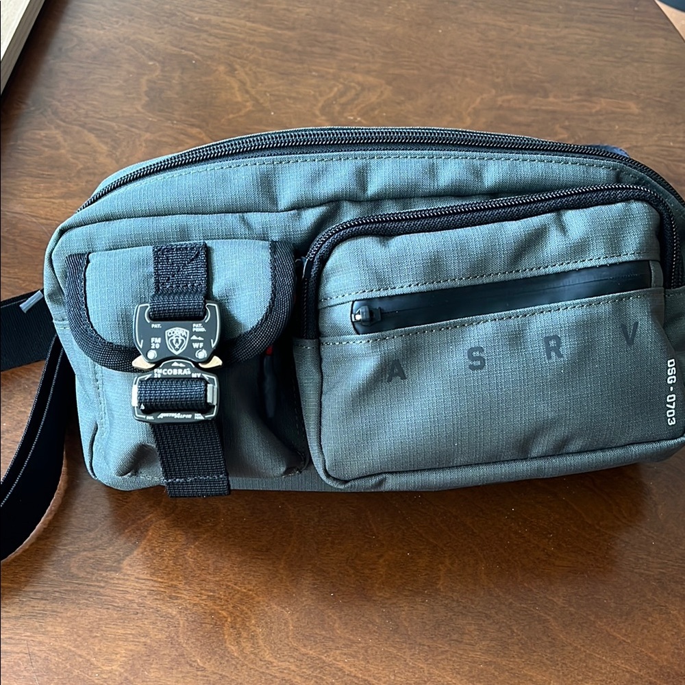 ASRV Gray Crossbody Bag - Picture 2 of 4